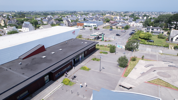 Vue aérienne de l'Armorica