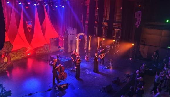 La scène, lors du Fest Noz 